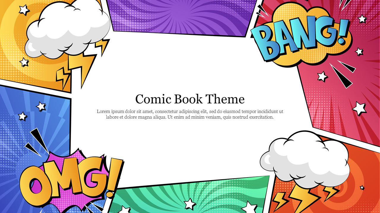 make comic book presentation